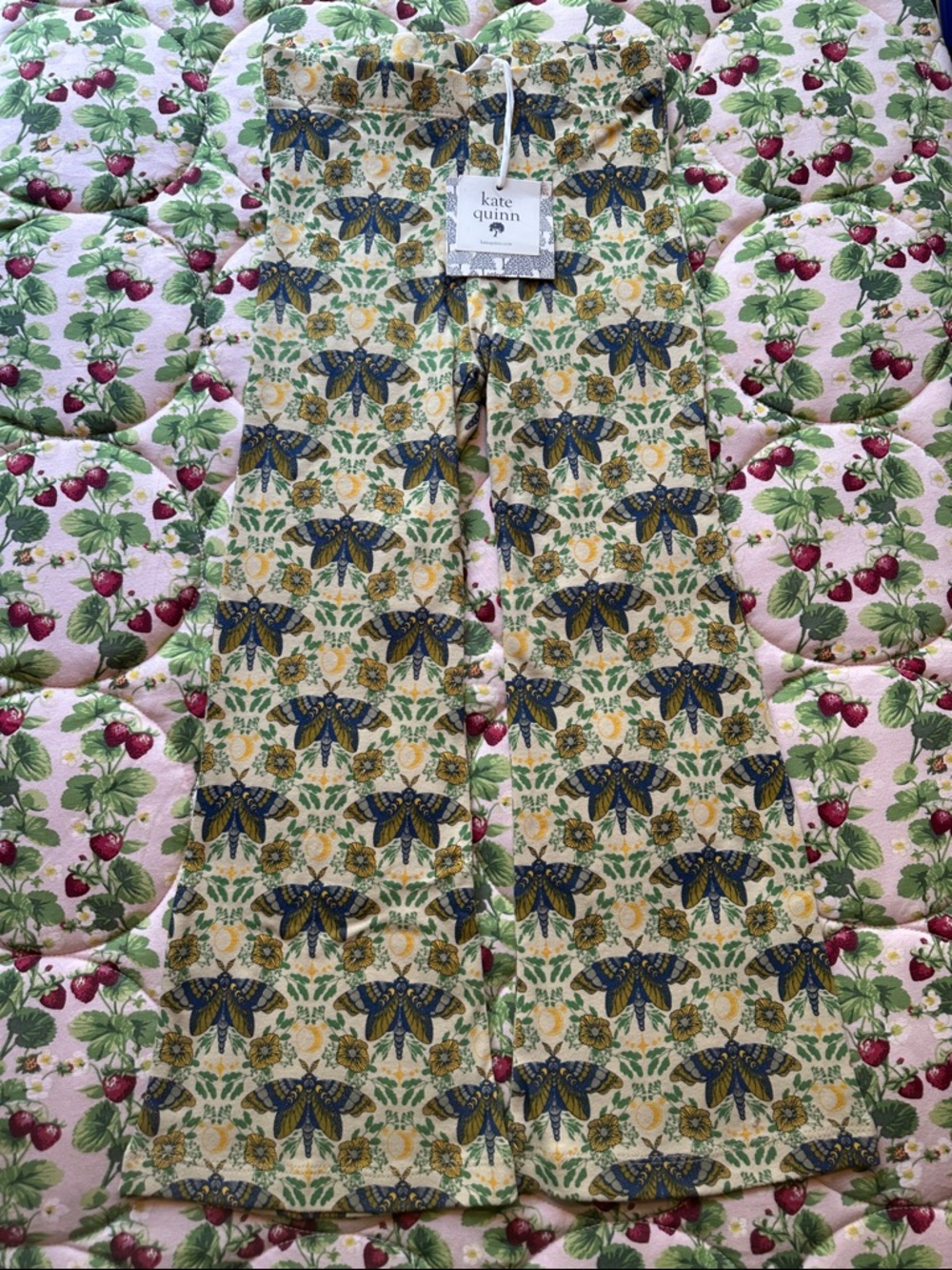 Kate Quinn cotton butterfly flare pants